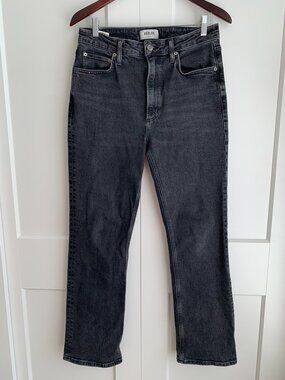 Agolde Vintage High Rise Bootcut Jeans Women's Size 30 in washed Black
